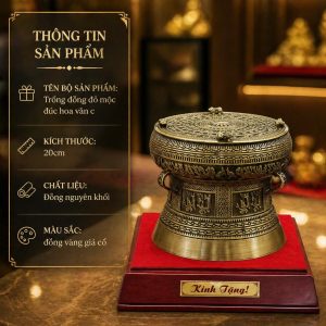 Trống Đồng Đường Kính 20cm