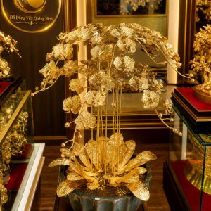 Cây Lan Hồ Điệp Mạ Vàng 24K